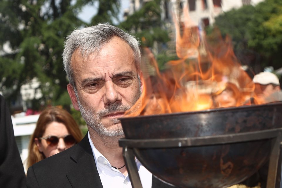 Ο Δήμαρχος Θεσσαλονίκης Κ. Ζέρβας άναψε τη «Φλόγα της Μνήμης» για την επέτειο της Γενοκτονίας του Ποντιακού Ελληνισμού