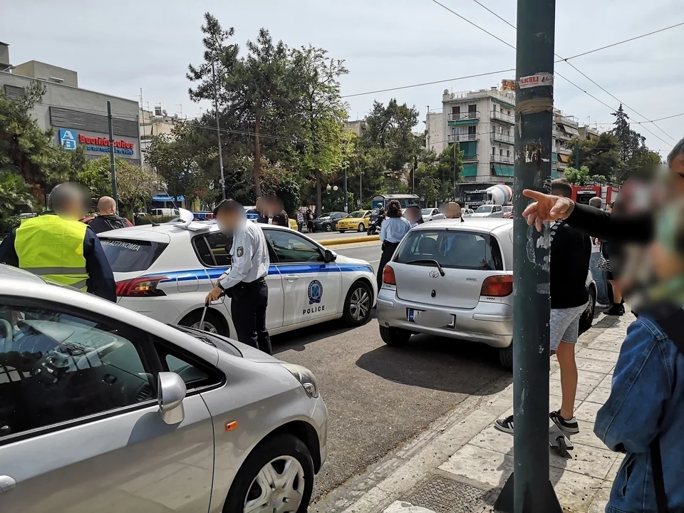 Το σημείο που παρασύρθηκε η 12χρονη κοπέλα στην Καλλιθέα/ Φωτογραφία: epoxeschannel.blogspot.com