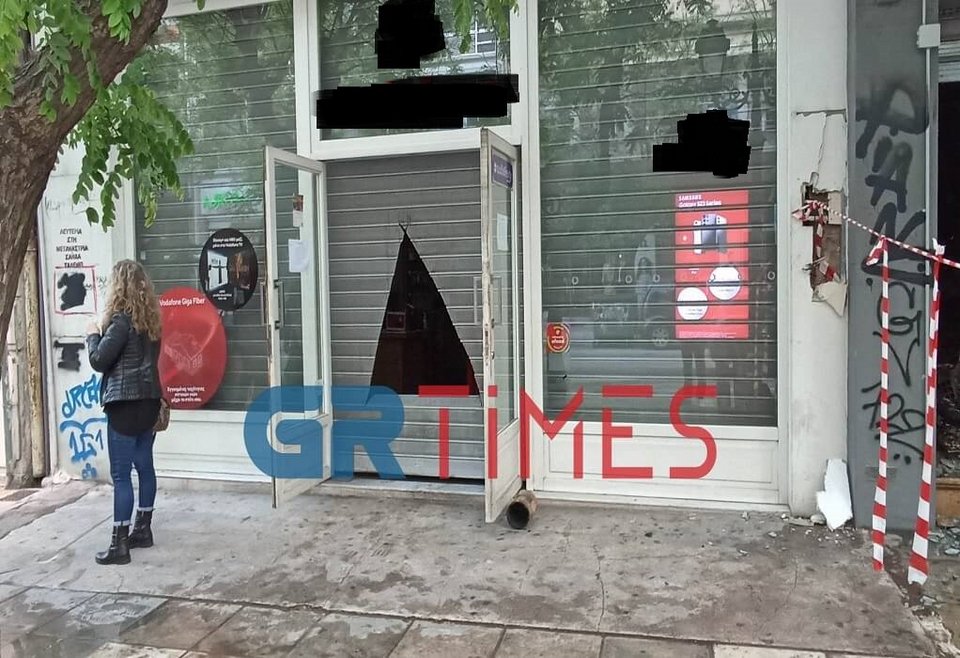 Ζημιές σε καταστήματα της Θεσσαλονίκης / grtimes.gr