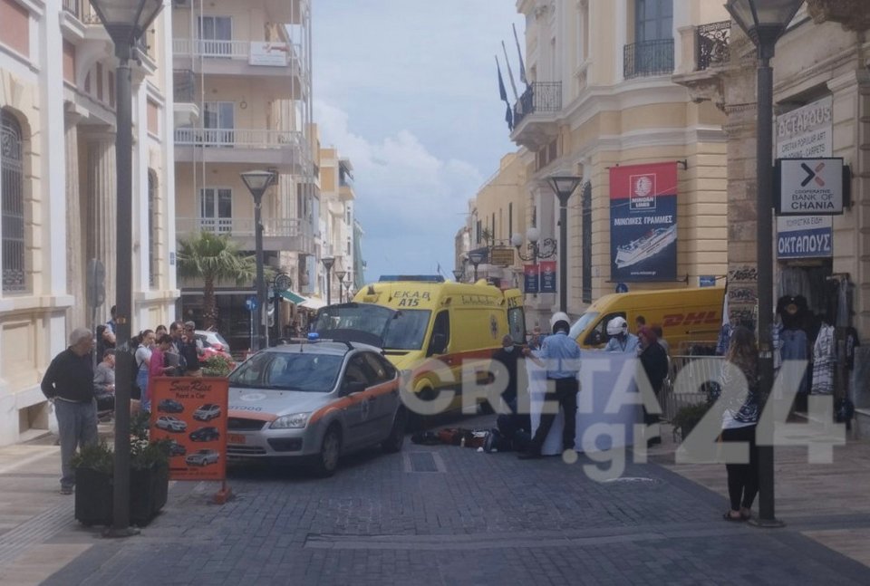 Κρήτη: Άνδρας κατέρρευσε μέσα στη μέση του δρόμου στο Ηράκλειο