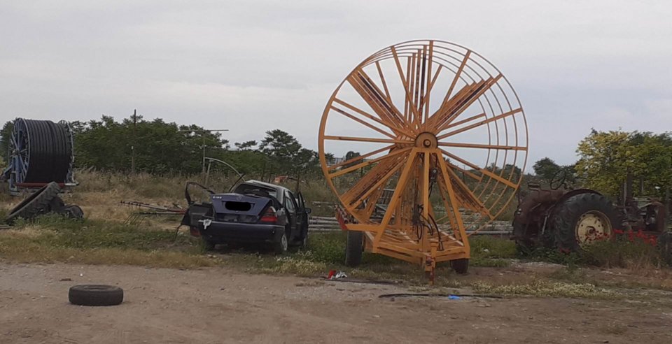 Θανατηφόρο τροχαίο στη Λάρισα-Φωτογραφία Larissanet