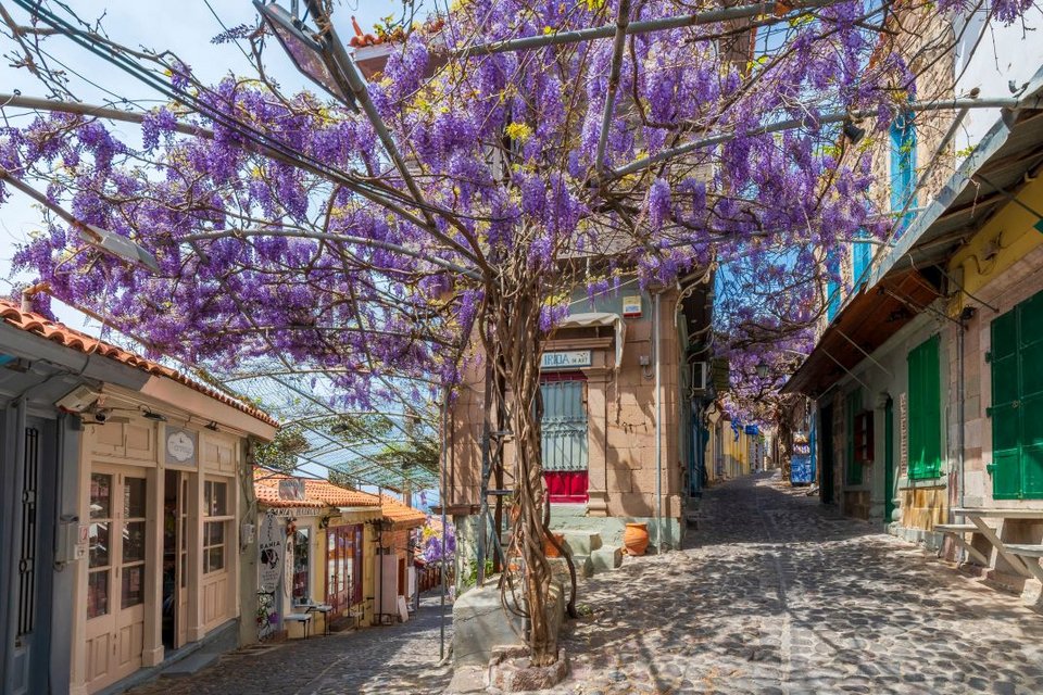 Ο Μόλυβος, από τα ωραιότερα χωριά της Λέσβου