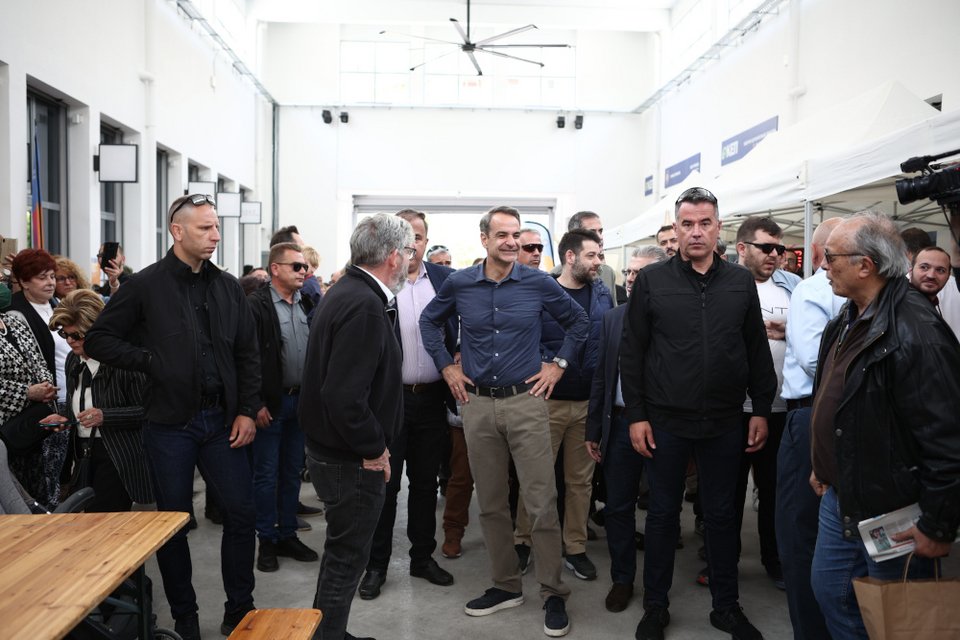 Περιοδεία του Κυριάκου Μητσοτάκη στην Κυψέλη / EUROKINISSI