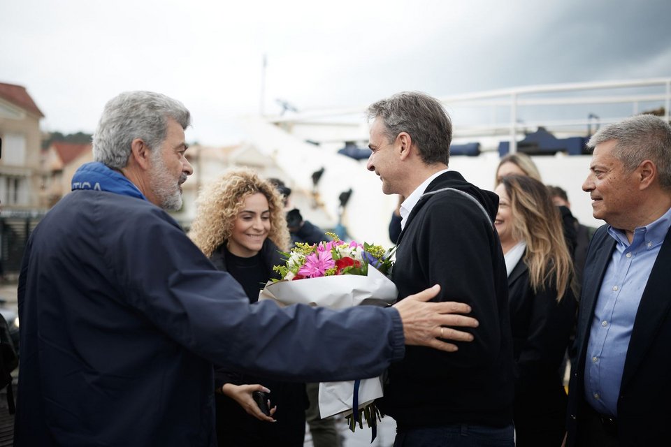 Επίσκεψη του Κυριάκου Μητσοτάκη στο Ληξούρι