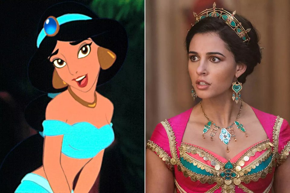 Η Naomi Scott ως Γιασμίν