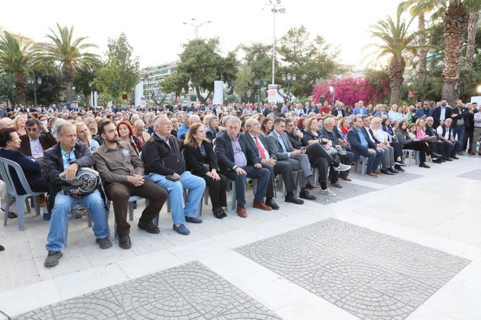 Ο υποψήφιος Βουλευτής της Νέας Δημοκρατίας στο Νότιο Τομέα, κ. Τάσος Γαϊτάνης, στην Καλλιθέα