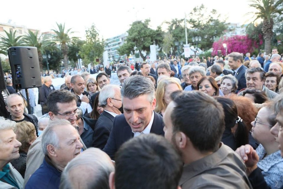 Ο υποψήφιος Βουλευτής της Νέας Δημοκρατίας στο Νότιο Τομέα, κ. Τάσος Γαϊτάνης, στην Καλλιθέα
