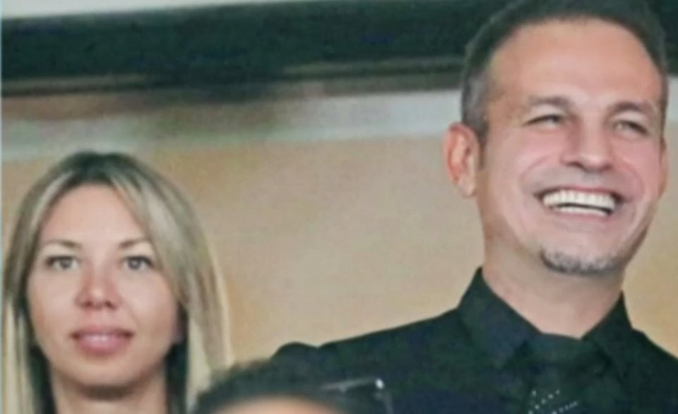 Ο Ντέμης Νικολαΐδης με την Αλεξάνδρα Νικολαΐδου