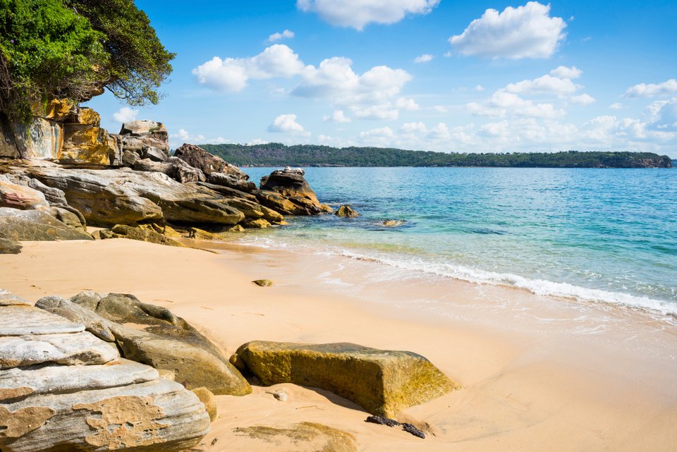 Η παραλία Lady Bay Beach στο Σίδνεϊ της Αυστραλίας