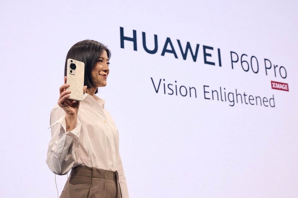 Στιγμιότυπο από την παρουσίαση του HUAWEI P60 Pro