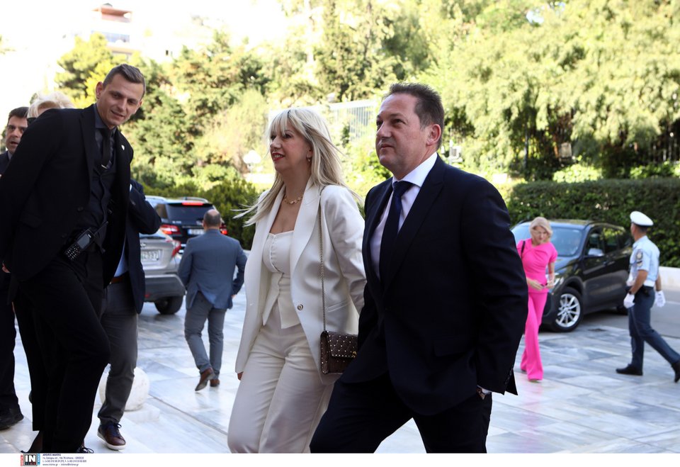 Ο Στέλιος Πέτσας με την σύζυγό του