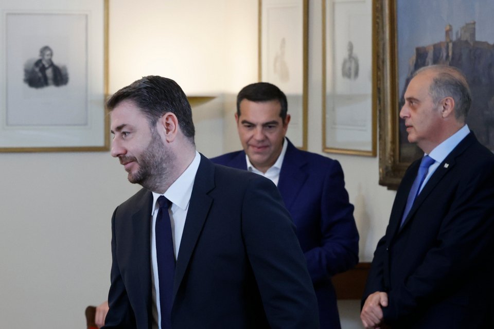Ανδρουλάκης, Τσίπρας, Βελόπουλος / EUROKINISSI