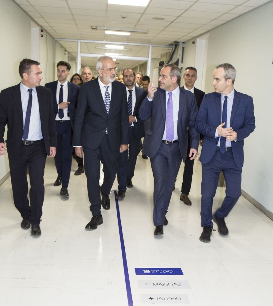 Επίσκεψη του Ιωάννη Σαρμά στην ΕΡΤ