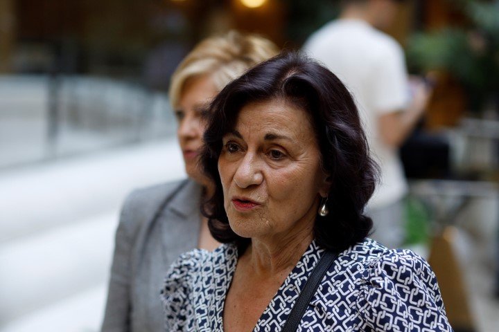 Η Θεανώ Φωτίου στην συνεδρίαση της ΚΕ του ΣΥΡΙΖΑ