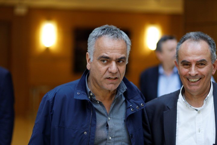 Ο Πάνος Σκουρλέτης στην συνεδρίαση της ΚΕ του ΣΥΡΙΖΑ