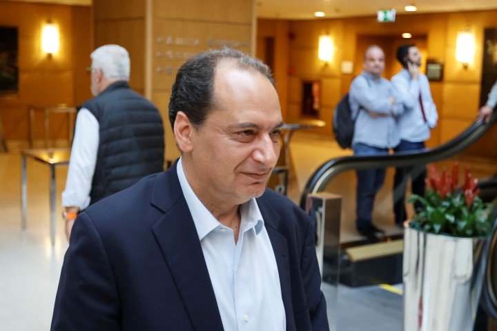 Ο Χρήστος Σπίρτζης στην συνεδρίαση της ΚΕ του ΣΥΡΙΖΑ