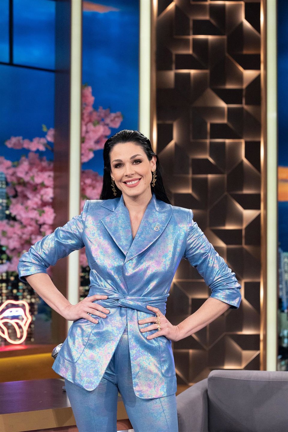 Στον Γρηγόρη Αρναούτογλου και στο «The 2Night Show» της Δευτέρας ήταν καλεσμένη η Ιωάννα Τριανταφυλλίδου / Φωτογραφία: ant1news.gr