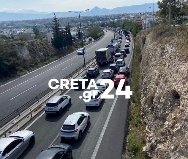τροχαίο στο Ηράκλειο Κρήτης