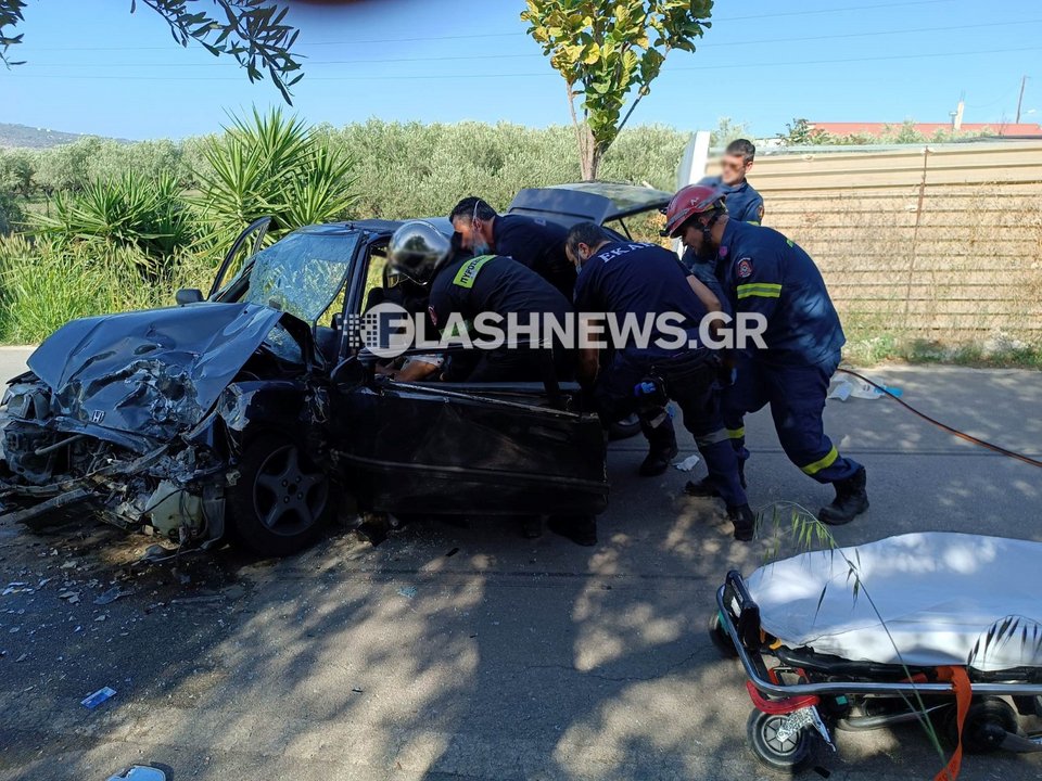 Σοβαρό τροχαίο στα Χανιά