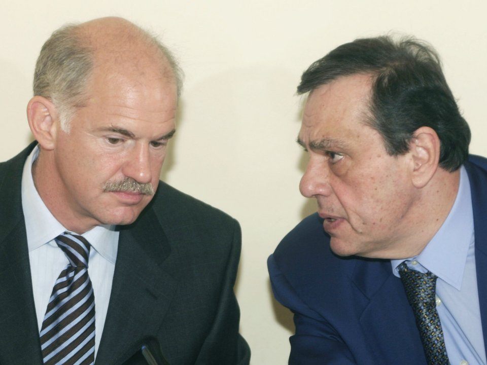 Ο Θανάσης Τσούρας με τον Γιώργο Παπανδρέου