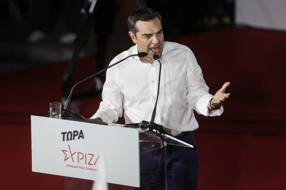 Ο Αλέξης Τσίπρας στο βήμα / Φωτογραφία: Eurokinissi -ΡΑΠΑΝΗΣ ΣΤΕΦΑΝΟΣ