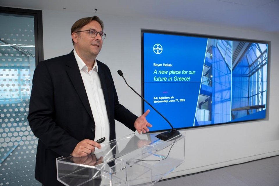 Ο Andreas Pollner, Μanaging Director & Senior Bayer Representative στην Ελλάδα
