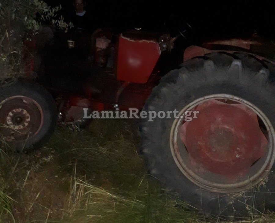 Το τρακτέρ του άτυχου 69χρονου / Φωτογραφία lamiareport