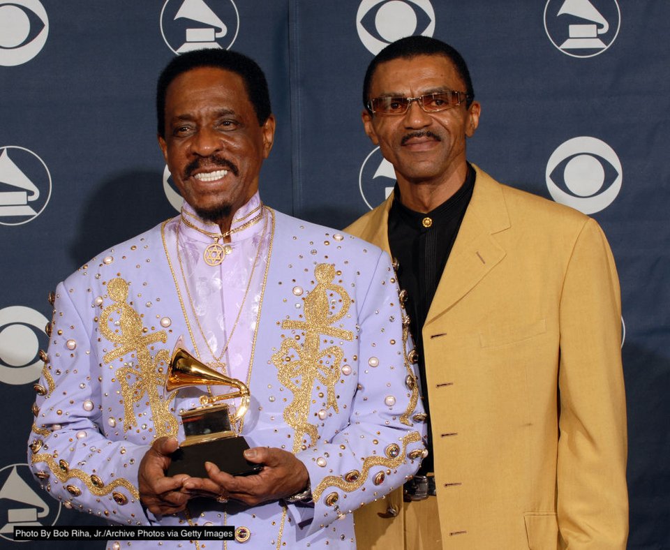 Ο νικητής Ike Turner με τον γιο Ike Turner Jr. στα 49α ετήσια βραβεία Grammy, 11 Σεπτεμβρίου 2007 στο Staples Center στο Λος Άντζελες, Καλιφόρνια.