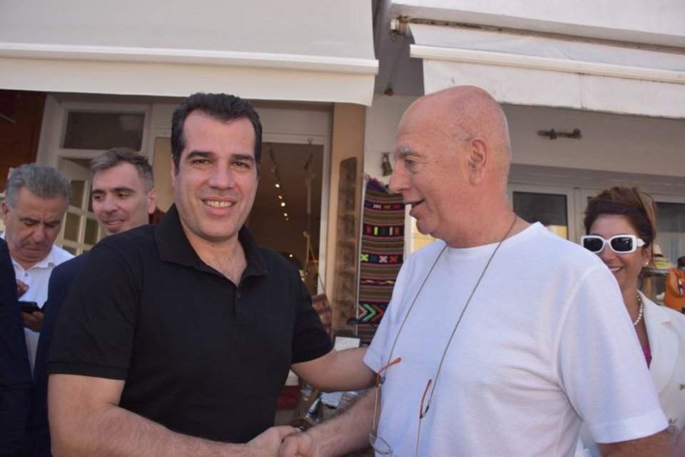 Ο Θάνος Πλεύρης περιόδευσε με κλιμάκιο της ΝΔ στην Λευκάδα