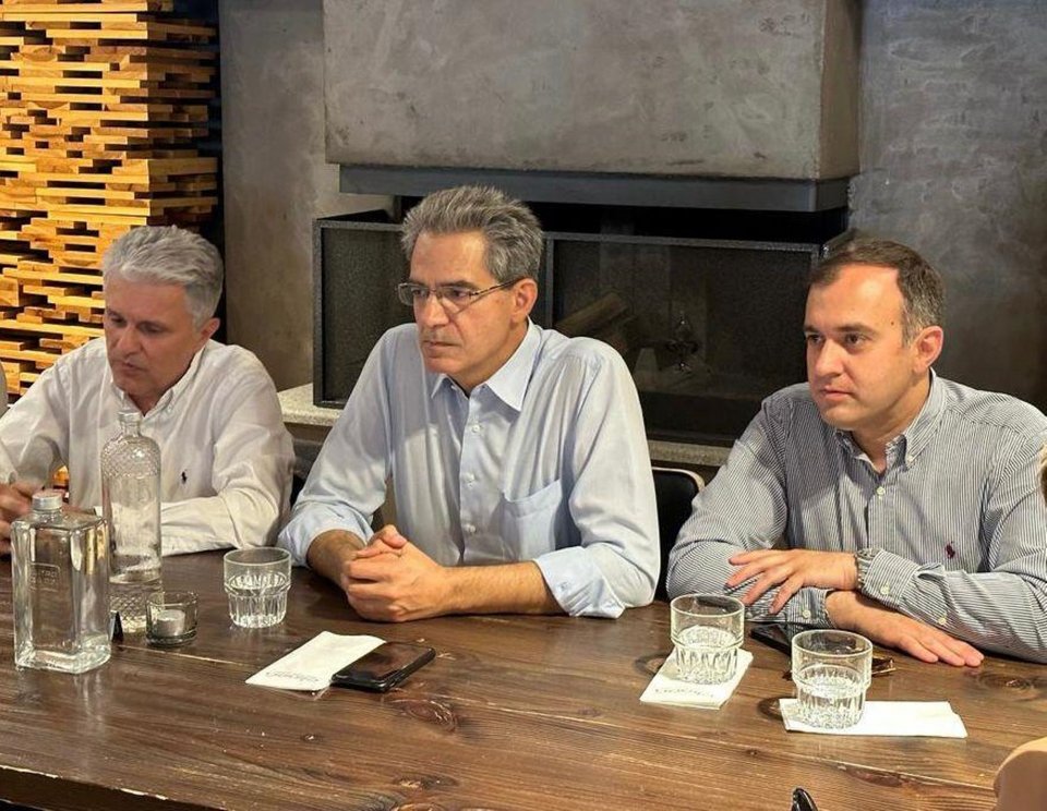 Οι υποψήφιοι βουλευτές της ΝΔ Άγγελος Συρίγος και Τάσος Χατζηβασιλείου με κλιμάκιο του κόμματος επισκέφθηκαν το νομό Ξάνθης