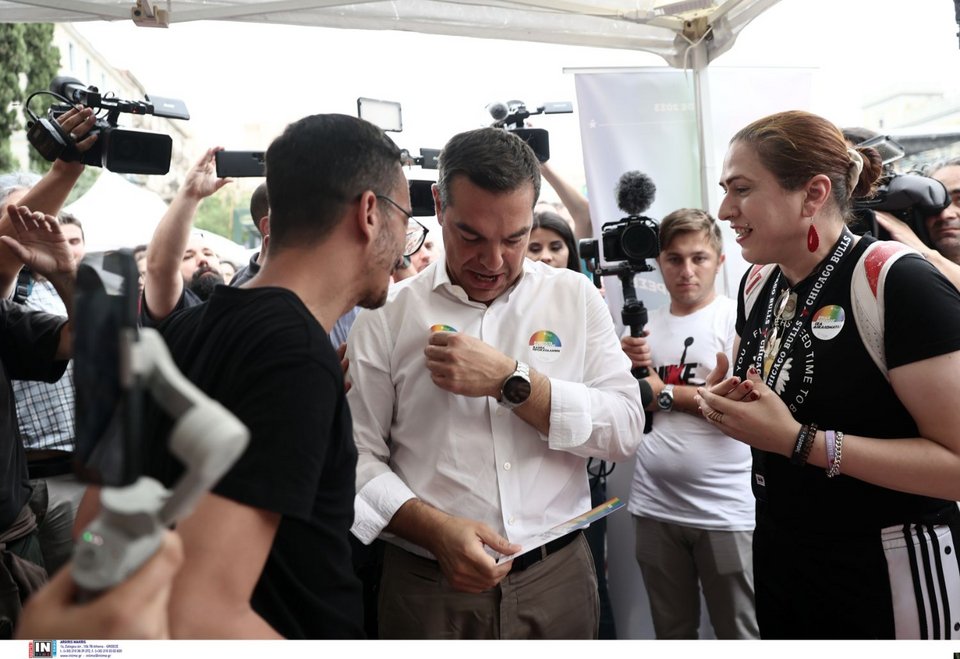 Παρών στην πλατεία Κοτζιά και ο Αλέξης Τσίπρας