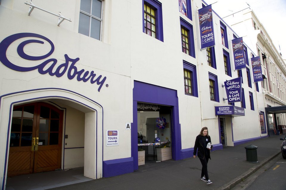 Το εργοστάσιο σοκολάτας Cadbury στο Dunedin, Νέα Ζηλανδία