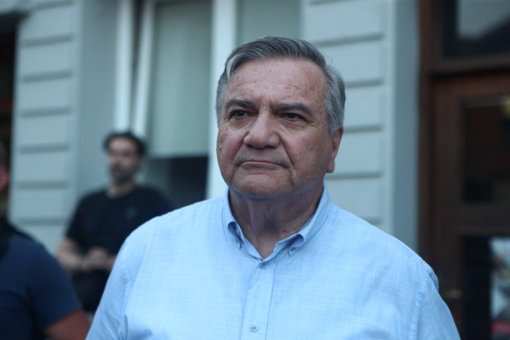 Ο Χάρης Καστανίδης στην ομιλία Ανδρουλάκη -Φωτογραφία: ΒΑΣΙΛΗΣ ΒΕΡΒΕΡΙΔΗΣ / ΜΟΤΙΟΝ ΤΕΑΜ