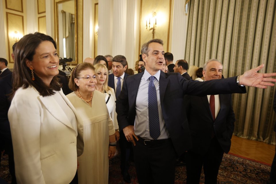 Νίκη Κεραμέως, Λίνα Μενδώνη, Κυριάκος Μητσοτάκης