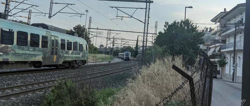 Παραλίγο σιδηροδρομικό ατύχημα στη Λάρισα / Φωτογραφία: larissanet.gr