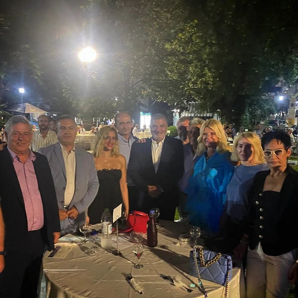 Μαρίνα και Γιώργος Πατούλης σε εκδήλωση στο Μαρούσι