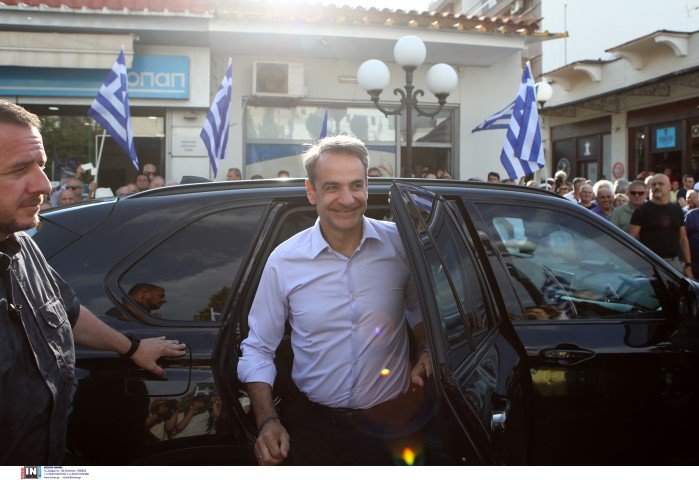 Ο Κυριάκος Μητσοτάκης στον Ασπρόπυργο / Φωτογραφία: Intimenews/ΠΕΡΙΣΤΕΡΗΣ ΔΗΜΗΤΡΗΣ