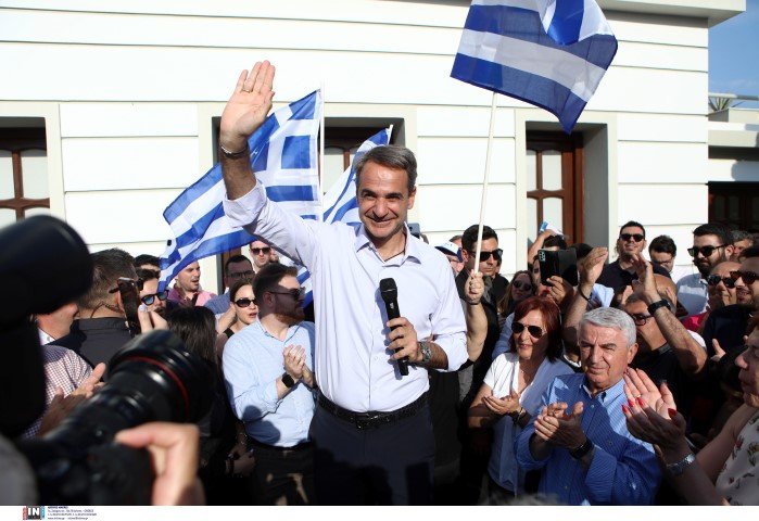 Ο Κυριάκος Μητσοτάκης στον Ασπρόπυργο / Φωτογραφία: Intimenews/ΠΕΡΙΣΤΕΡΗΣ ΔΗΜΗΤΡΗΣ