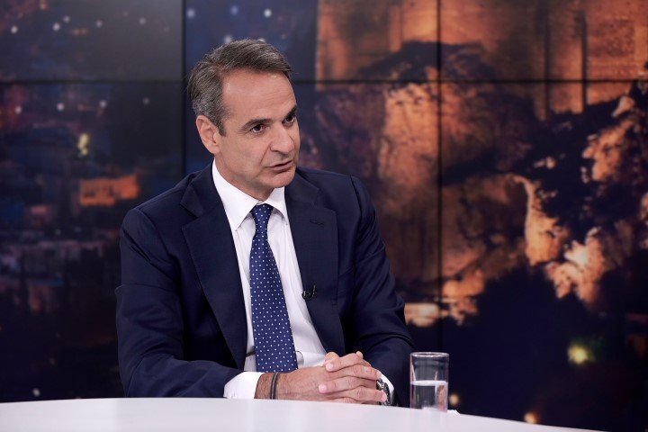 Ο Κυριάκος Μητσοτάκης στη συνέντευξη στο Star και στη Μάρα Ζαχαρέα