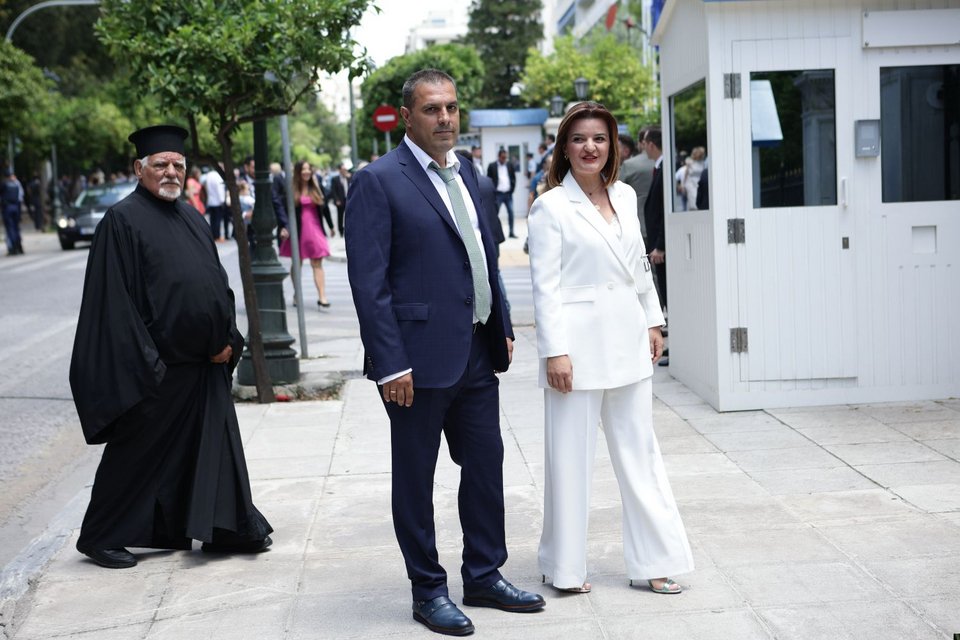 Η Μαρία Κεφάλα με τον σύζυγό της
