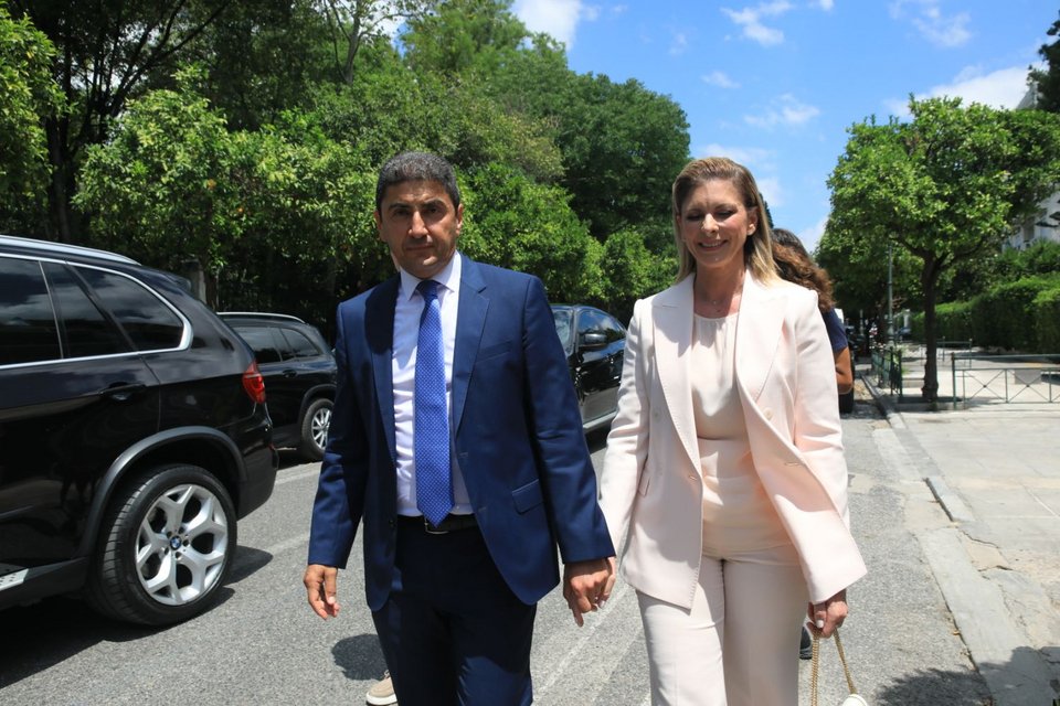 Ο Λευτέρης Αυγενάκης με τη σύζυγό του