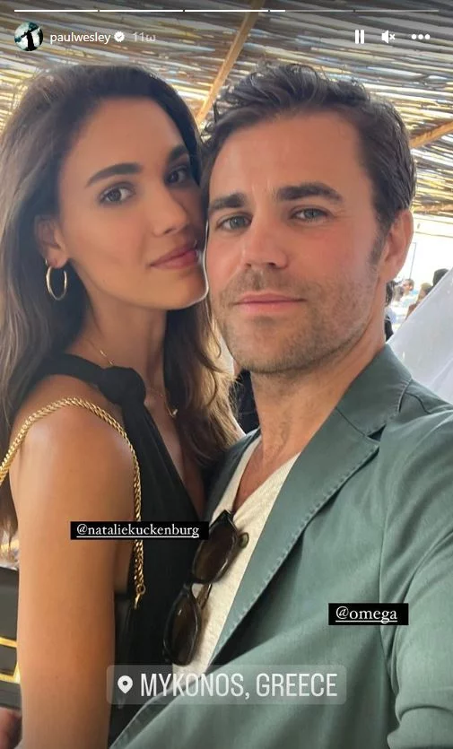 Ο ηθοποιός Πολ Γουέσλεϊ με την σύντροφό του Νάταλι Κούκενμπουργκ