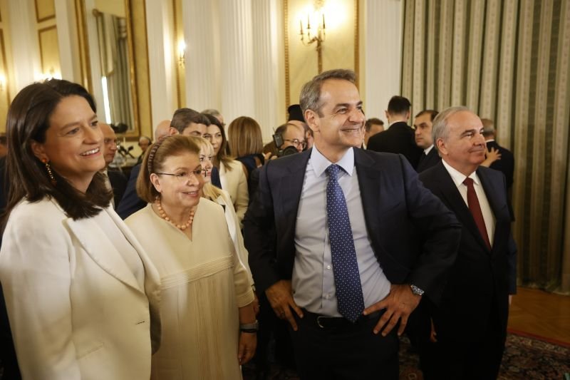 Νίκη Κεραμέως, Λίνα Μενδώνη, Κυριάκος Μητσοτάκης