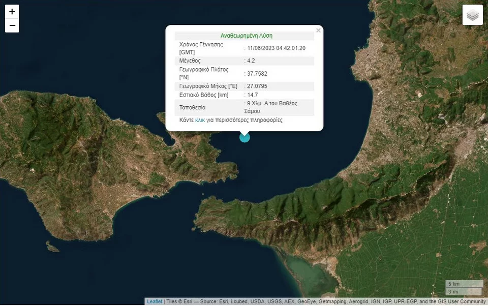 Η μέτρηση του Γεωδυναμικού Ινστιτούτου