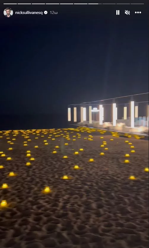 Ιδιαίτερο το σκηνικό στην παραλία της Λιας για την λαμπερή εκδήλωση της Omega 