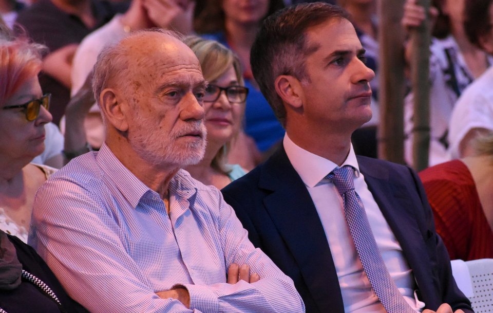 Ο Κώστας Μπακογιάννης με τον Γιώργο Λιάνη