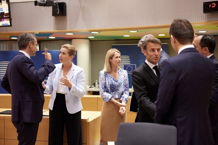 Τετ α τετ του Κυριάκου Μητσοτάκη με την πρωθυπουργό της Δανίας, Μέτε Φρεντέρικσεν