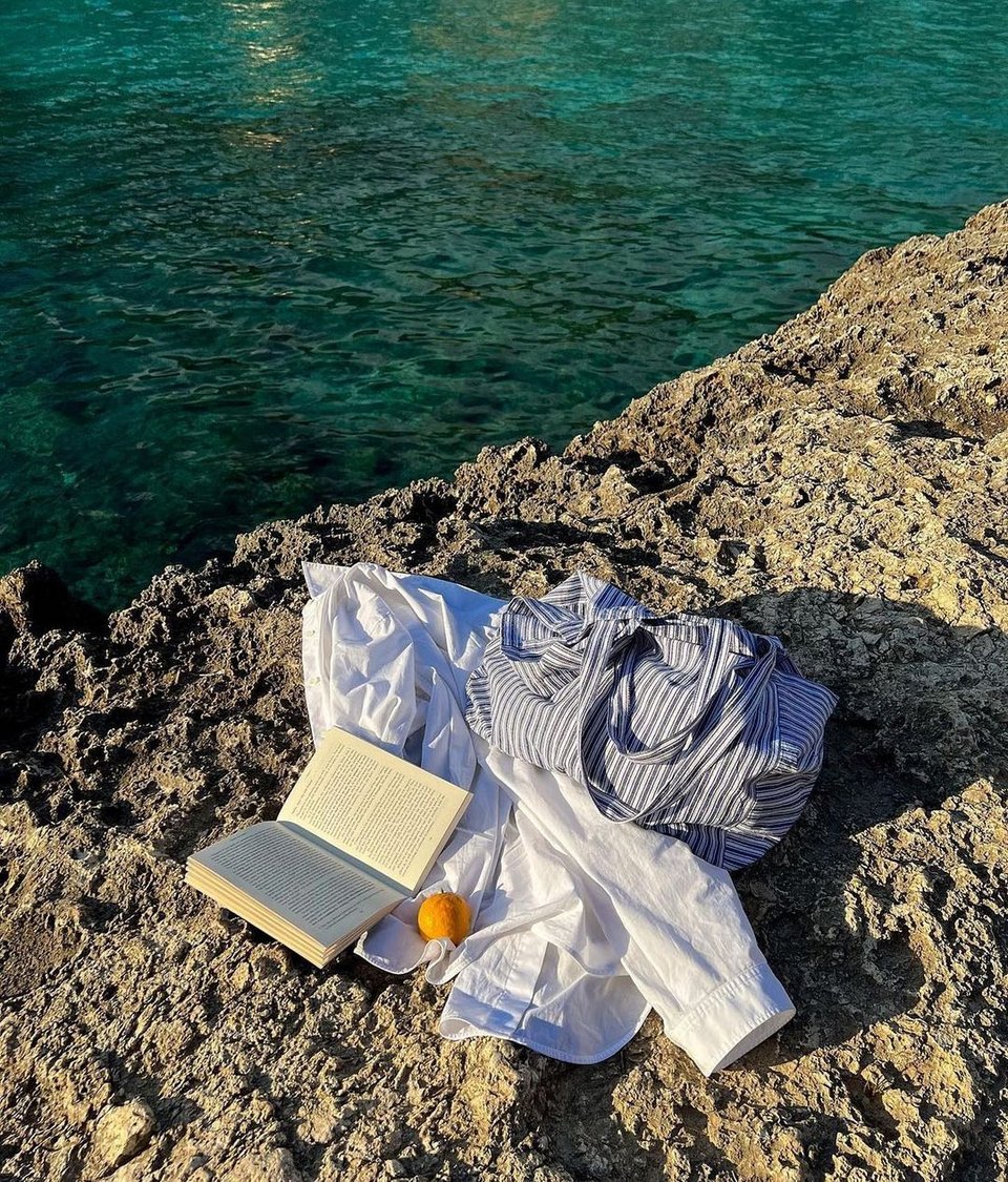 Βιβλίο, η ωραιότερη παρέα μετά το κολύμπι / Φωτογραφία: @lillibethchen/Instagram