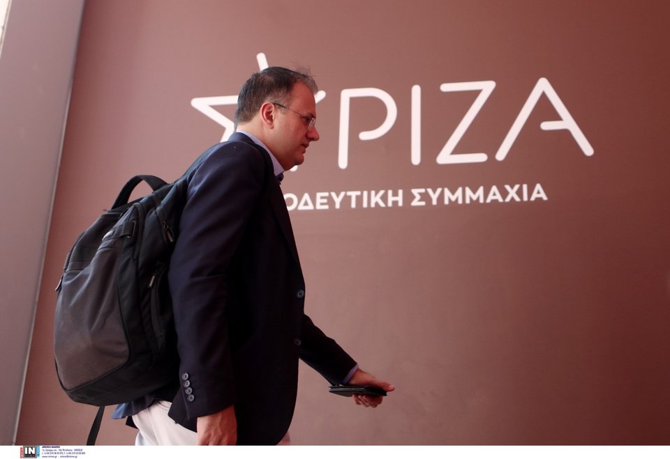 Ο διευθυντής της ΚΟ του ΣΥΡΙΖΑ Θανάσης Θεοχαρόπουλος - Φωτογραφία: Intimenmews/ΠΕΡΙΣΤΕΡΗΣ ΔΗΜΗΤΡΗΣ