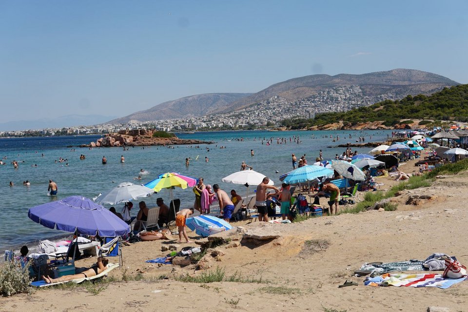 Παραλία Καβούρι / Φωτογραφία: Eurokinissi